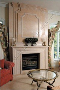 german limestone fireplace mantel