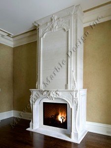 french louis design fireplace mantel